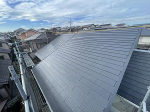横浜市,塗装工事,屋根塗装,施工後